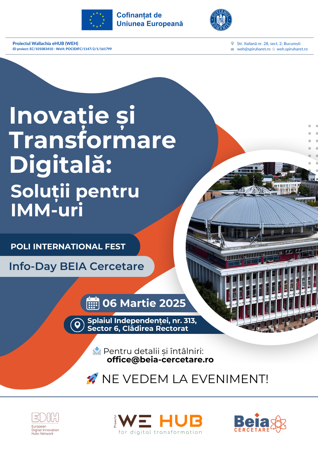 3 Afis Info Day Beia Cercetare 06.03.2025